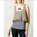 Anthropologie Tops | Anthropologie Meadow Rue Xs Throughway Layered Tank Top Shirt Tier | Color: Red/Tan | Size: Xs