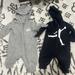 Nike One Pieces | Baby Boys Nike & Jordan One Piece Footless 3 Months Outfits | Color: Black/Gray | Size: 0-3mb