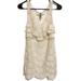 Free People Dresses | Free People Ivory Lace Sleeveless Dress | Color: Cream | Size: 0
