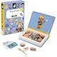 Janod Magnéti'Book Berufe-Magnetisches Lernspiel 48 Magnete + 16 Vorlagenkarten-Kinderspielzeug aus FSC-Pappe-Ab 3 Jahren, J02597, Mehrfarbig, Klein