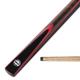 PRO147 RED BURL 2 Piece Centre Joint Snooker Pool Cue 57 Inch with Matching Ash Grain and 9.5mm Tip