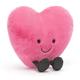 Jellycat Large Amuseable Pink Heart Collectable Stuffed Plush Decoration