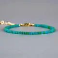 VENTFILLE – Bracelet en or Turquoise pour femmes et filles cadeau d'anniversaire bijoux vente en