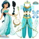 Costume de princesse Jasmine pour filles robe de princesse arabe pour fête d'anniversaire noël