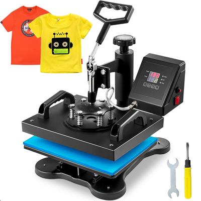 VEVOR Heat Press 12" X 10" Swing Away Heat Press Machine Daul Digital Display Heat Press Machine for T-Shirt Sublimation