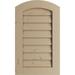 Timberthane Arch Top Faux Wood Non-Functional Gable Vent, Primed Tan