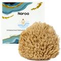 Naroa Baby Bath Sponge | Natural Soft Sea Sponge for Newborn Baby Bathing | Premium Unbleached Sea Wool Sponge for Toddlers Soft Skin | Baby Bath Essentials Wash Gift Registry Infant Boy Girl