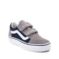 Vans Shoes | New Youth Size 3 Vans Old Skool V Sneakers Frost Grey/Dress Blues | Color: Gray | Size: 3b