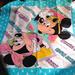 Disney Accessories | 1989 Mickey & Minnie Mouse Vintage Scarf Like New Condition Rare Find | Color: Pink/Yellow | Size: Os