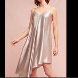 Anthropologie Intimates & Sleepwear | Anthropologie Floriat Champagne Chemise Large | Color: Cream | Size: L