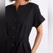 Madewell Dresses | Nwt Madewell Dolman-Sleeve Button-Front Midi Dress | Color: Black | Size: S