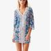 Lilly Pulitzer Dresses | Lilly Pulitzer Blue And White Brooke Tunic Dress Sz S | Color: Blue/White | Size: S