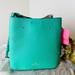 Kate Spade Bags | Kate Spade Marti Green Leather Small Bucket Shoulder Bag | Color: Green | Size: Os