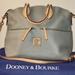 Dooney & Bourke Bags | Dooney & Bourke Double Pocket Satchel Grey. New With Duster Bag | Color: Gray | Size: Os