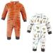 Hudson Baby Unisex Toddler Plush Jumpsuits Camping 4T