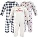 Hudson Baby Infant Boys Cotton Coveralls Apple Orchard 3-6 Months
