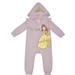 Disney Girl s Belle Princess Future Mermaid Princess Ariel or Cinderella Royally Hooded Coverall Bodysuit