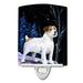 Caroline s Treasures SS8388CNL Starry Night Jack Russell Terrier Ceramic Night Light 6x4x3 multicolor