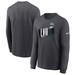 Men's Nike Anthracite Philadelphia Eagles Super Bowl LVII Local Phrase Long Sleeve T-Shirt