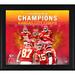 Kansas City Chiefs Framed 15" x 17" 2022 AFC Champions Collage