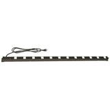 PRO-LINE MO/ES48 Power Strip,49W x 1-1/2D x 1-1/2 H,Black