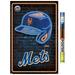 MLB New York Mets - Neon Helmet 23 Wall Poster 22.375 x 34