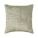 The HomeCentric Decorative Silver 18 x18 (45x45 cm) Throw Pillows Velvet Double Side Linen & Top Zipper Throw Pillows For Couch Solid Pattern Modern Style - Velvet Silver Jules