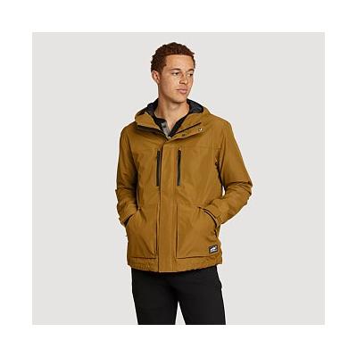 Eddie Bauer Men's Rainfoil Utility Waterproof Rain Jacket - Antique Bronze - Size M