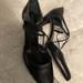 Kate Spade Shoes | Kate Spade Leather Black Heels Size 6b | Color: Black | Size: 6