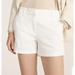 J. Crew Shorts | J Crew 4” Inseam White Stretch Chino Shorts Women's Size 2 Style H5806 | Color: White | Size: 2