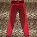 Pink Victoria's Secret Pants & Jumpsuits | Euc Victoria’s Secret Pink Seamless Leggings Women’s Vs Leggings | Color: Black/Red | Size: S