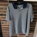 Nike Shirts | Men’s Nike Dri Fit Striped Golf Polo Style Golf Shirt, Standard Fit, Xxl | Color: Blue/White | Size: Xxl