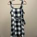 American Eagle Outfitters Dresses | American Eagle Plaid Dress | Color: Black/White | Size: L