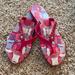 Coach Shoes | Coach Pink Flip Flop Size 7 | Color: Pink | Size: 7