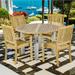 Sustainable Teak Wood Outdoor Patio Set