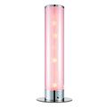LITECRAFT Glow Galaxy Table Lamp Cylinder Colour Changing LED Base - Polished Chrome