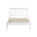 Red Barrel Studio® Nia Vertical Slats Platform Bed Wood in Brown/White | 31 H x 42 W x 79 D in | Wayfair CE814E0DFC2242F092BA969227336D50
