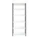 Latitude Run® Kennyth 31.5" W White Freestanding Wood & Metal Walk in Closet w/ Shelves Wire/Metal/Manufactured Wood in Black/Brown/White | Wayfair