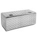 WFX Utility™ Habous Rear Truck Bed Trailer Key Lock Storage Tool Box Aluminum in Gray | 42.8 H x 19 W x 18 D in | Wayfair