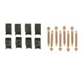 Kingston Brass KSHDWR8 Surface Mount Clip 8 Clips Pack - Kingston Brass KSHDWR8