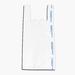 LK Packaging CT2024W Plastronic T-Shirt Bag w/ Handle - 24"L x 12"W x 8" SG, 0.65 mil HDPE, White