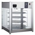Bakemax BMPW418 25 1/2" Rotating Heated Pizza Merchandiser w/ (4) Levels, 120v, Stainless Steel