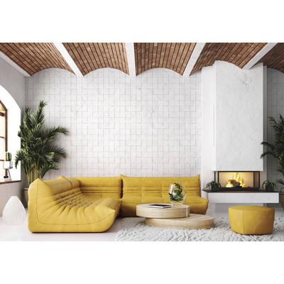 Fototapete MARBURG "Tile", weiß, B:0,53m L:10,05m, Vlies, Tapeten, moderne Tapete für Wohnzimmer Schlafzimmer Küche Image