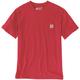 Carhartt Relaxed Fit Heavyweight K87 Pocket T-Shirt, rot, Größe XL