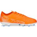 PUMA Kinder Fussball-Rasenschuhe ULTRA PLAY FG/AG Jr, Größe 28 in ULTRA ORANGE-PUMA WHITE-BLUE G