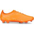 PUMA Herren Fussball-Rasenschuhe ULTRA ULTIMATE FG/AG, Größe 44 in ULTRA ORANGE-PUMA WHITE-BLUE G