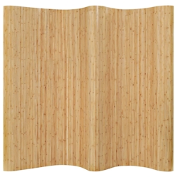 vidaXL Raumteiler Bambus 250x165 cm Natur Image