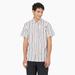 Dickies Men's Skateboarding Cooling Relaxed Fit Shirt - White/lotus/black Stripe Size XS (WSSK8)