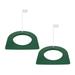 2 Pcs Golf Putting Cup and Flag Golf Putting Hole Practice Aids with Flag for Golf Putting Training Mat