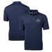 Men's Cutter & Buck Navy Utah State Aggies Team Big Tall Virtue Eco Pique Tile Print Polo